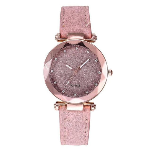 Women's Causal Watch With Leather Belts And Sandblasted Background Luxury Wristwatch  Excellent Design Perfect Gift