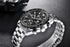 New 2021 Men Silver Blue Watch Business Analog Chronogragh Full Steel Luxury Casual Male Waterproof Sports Design Watches