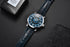 Sports Luxury Watches For Men Quartz Blue Watch Fashion Leather Strap Casual Mens Wrist Watch