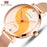 Ultra Thin Rose Gold Women Watches Fashion Analog Quartz Waterproof Wristwatches Elegant Round Design For Women