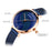 Ultra Thin Rose Gold Women Watches Fashion Analog Quartz Waterproof Wristwatches Elegant Round Design For Women