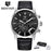 New Luxury Men Watches Chronograph Sports Watches Waterproof Casual Sport Leather Strap Quartz Men's Wrist Watch