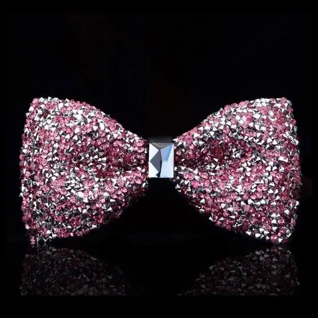 Shiny Butterfly Men Bowtie Sparkling Wedding Bridegroom Bow Ties Adjustable Length Party Bowties - 5 - STIL4444UUUUU