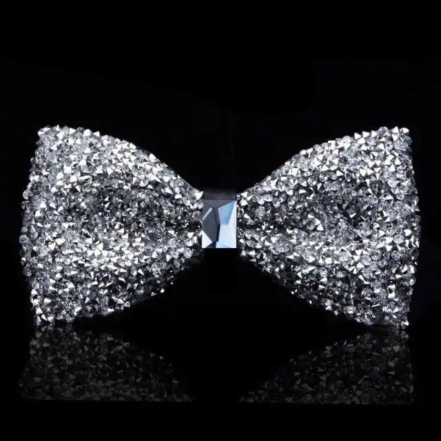 Shiny Butterfly Men Bowtie Sparkling Wedding Bridegroom Bow Ties Adjustable Length Party Bowties - 2 - STIL4444UUUUU