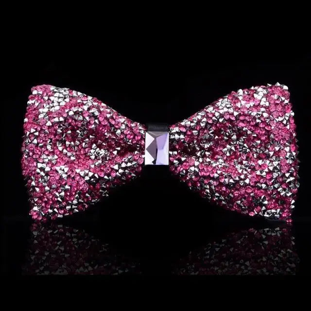 Shiny Butterfly Men Bowtie Sparkling Wedding Bridegroom Bow Ties Adjustable Length Party Bowties - 4 - STIL4444UUUUU