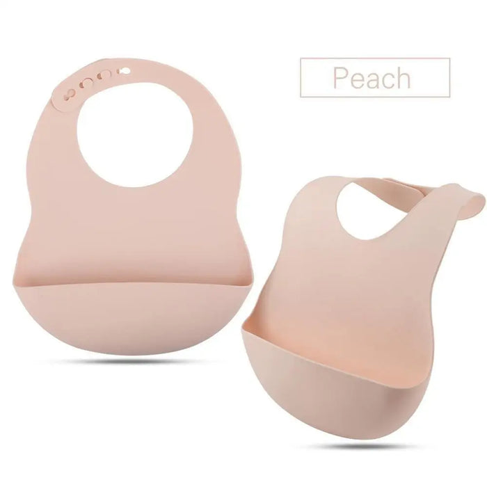 Silicone Bibs For Kids Newborn Baby Feeding Tableware Waterproof Baby Bibs For Toddler Bib For Kids - STEVVEX Baby - baby, baby accessories, baby bib, baby bib clothes, baby bibs, baby burp clothes, baby care accessories, baby care items, baby feeding apron, baby gifts, baby items, baby saliva bib, baby saliva towels, new parent gift, newborn baby bib, newborn baby bibs, newborn baby gifts - Stevvex.com