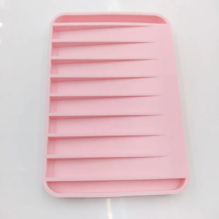 Silicone Soap Holder Flexible Soap Dish Plate Holder Tray Soapbox Container Storage For Bathroom Kitchen Soap Dish