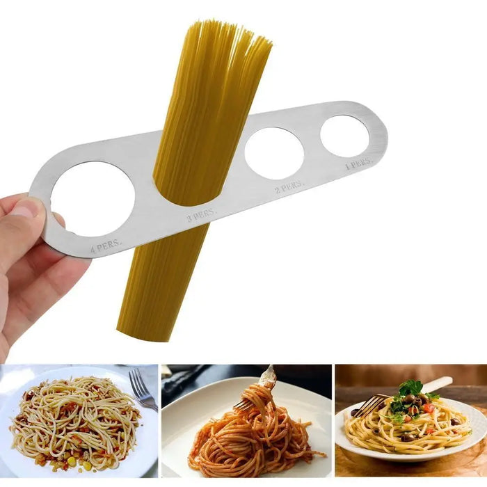 Stainless Steel 4 Holes Kitchen Pasta Measure Kitchen Accessories Spaghetti Quick Measurer Tools - STEVVEX Kitchen - 4 Holes Spaghetti Measurer, 4 Holes Spaghetti Measurer Tools, 740, kitchen, kitchen accessories, kitchen gadgets, kitchen tools, measurer tool, Measurer Tools, pasta measurer tool, Spaghetti Measurer, spaghetti measurer tool - Stevvex.com