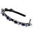 Stylish Pearl Rhinestone Braider Hair Band Weave Head Hoop Styling Tool Beaded Hair Headbands Fashion Double Bangs