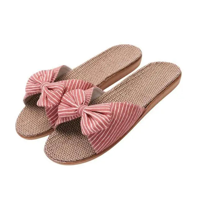 Stylish Women Flax Slippers Casual Summer Flower Elegant Fashion Slippers For Womens - ALLURELATION - 502, Beach Slippers, Casual Slippers, Comfort Slippers, Elegant Slippers, Fashion Slippers, Home Slippers, Luxury Slippers, Shoes, Slippers, Soft Slippers, Stylish Slippers, Summer Slippers, Women Shoes, Women Slippers, Womens Shoes, Womens Slippers - Stevvex.com