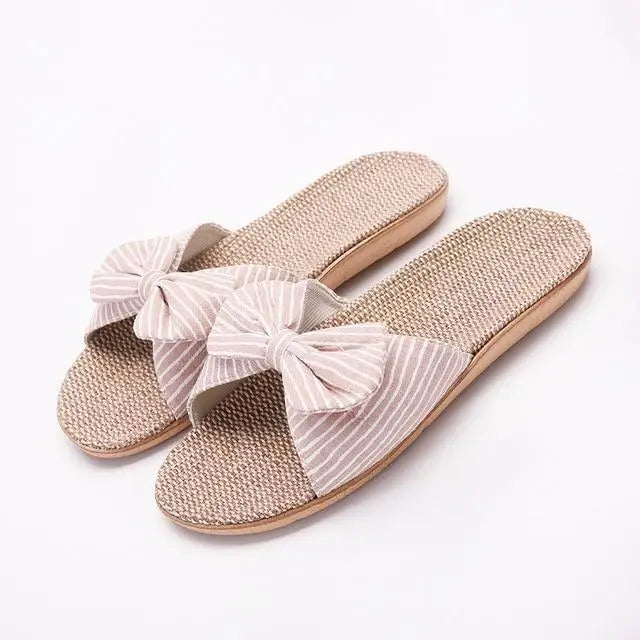 Stylish Women Flax Slippers Casual Summer Flower Elegant Fashion Slippers For Womens - ALLURELATION - 502, Beach Slippers, Casual Slippers, Comfort Slippers, Elegant Slippers, Fashion Slippers, Home Slippers, Luxury Slippers, Shoes, Slippers, Soft Slippers, Stylish Slippers, Summer Slippers, Women Shoes, Women Slippers, Womens Shoes, Womens Slippers - Stevvex.com