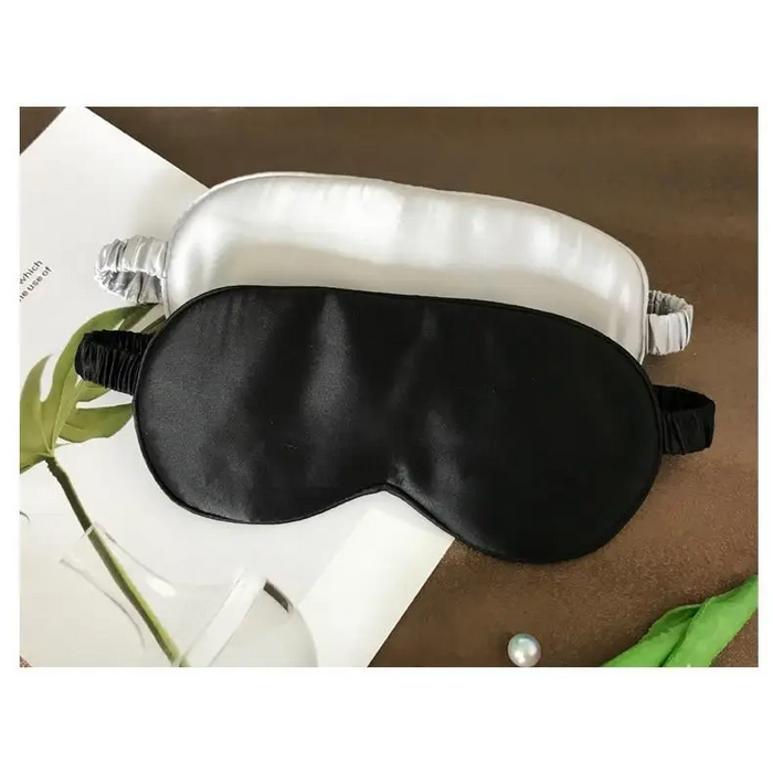 Super Smooth Mulberry Silk Sleep Eye Mask & Blindfold With Elastic Strap Travel Eye Patch Soft Nap Eye Patch Eye Cover