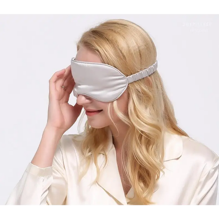 Super Smooth Mulberry Silk Sleep Eye Mask & Blindfold With Elastic Strap Travel Eye Patch Soft Nap Eye Patch Eye Cover