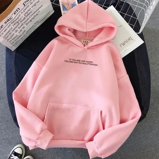 Teens Girls Funny Letter  Oversized Hoodies Women Sweatshirts Hooded Sweats Long Sleeve Autumn Warm Women's Clothing - Treko - Casual Tracksuit, Cool Fashion, Cool Hoodies, Female Fashion, Hoodies, Jacket Hoodies, Loose Hoodies, Luxury Hoodies, Modern Hoodies, New Hoodies, Stylish Hoodies, Women fashion, Women Hoodies- Stevvex.com