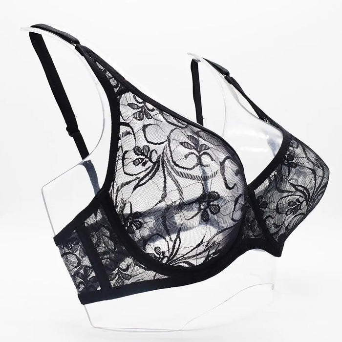 Top Quality Plus Size Sexy Lace Bras For Women Underwired Bralette Womens Underwear Delicate Embroidery Lingerie Brassiere - ALLURELATION - 570, Adjustable Stripe Bra, Adjusted Push Up Bra, attractive Bra, Best Selling Bra, Bra, Bra for Girls, Bra For Ladies, Bra for Women, Brassiere, Delicate Embroidery Brassiere, Elegance Undergarments, Female Brassiere Deep V Sexy, Hot sale Undergarments, Lace Bra For Girls, Luxury Bra, Modern Body Fit Bra, Plus Size Bras, Stylish Bra, Vintage Style Bra - Stevvex.com