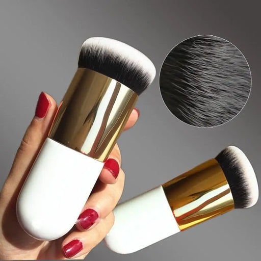 Unique Design 1pc Professional Chubby Pier Foundation Brush 5Color Makeup Brush Flat Cream Makeup Brushes Professional