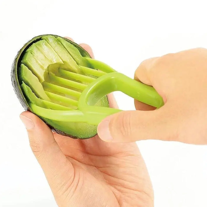 Unique Design 3 In 1 Avocado Slicer Shea Corer Butter Fruit Peeler Cutter Pulp Separator Plastic Knife Kitchen