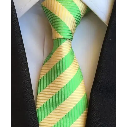 Vintage Business Neck Tie for Men Suit Wedding Party Necktie Formal Dress Classic Striped Men’s tie 100% Silk Necktie