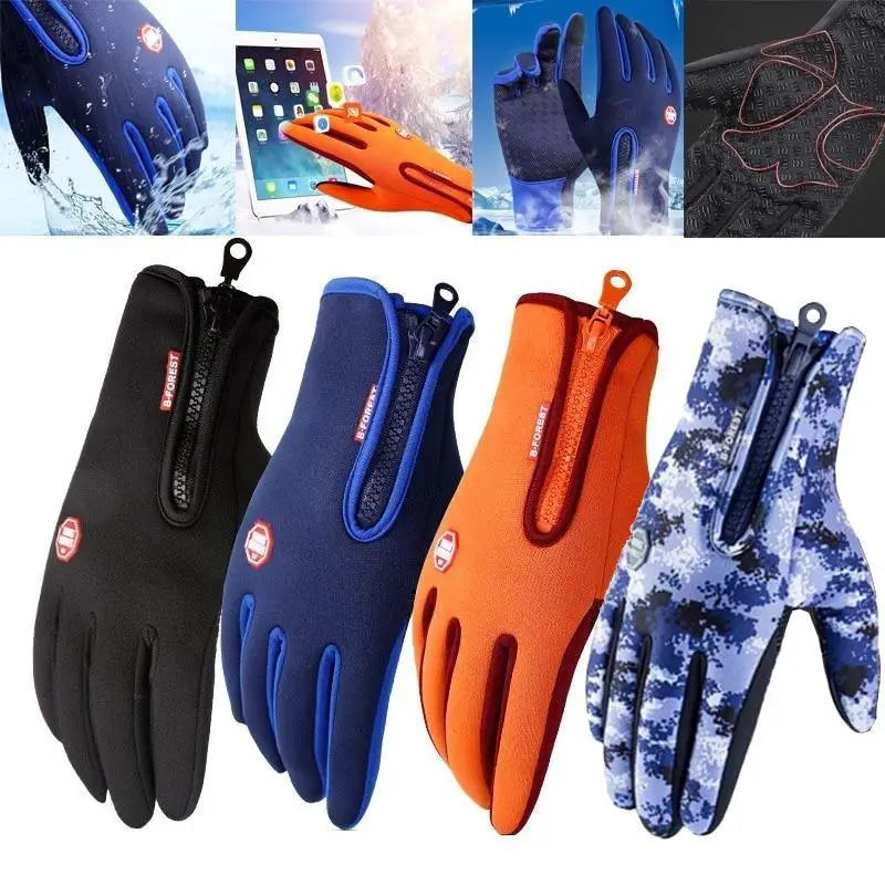 Warm Winter Touch Screen Gloves For Men Women Classic Stylish Colors Windproof Unisex Gloves - STEVVEX Fashion - 717, anti slip gloves, autumn gloves, classic gloves, cycling gloves, fashion gloves, gloves, gloves for winter, luxury gloves, outdoor gloves, snow gloves, sports gloves, touch screen gloves, unisex gloves, warm gloves, waterproof gloves, windproof gloves, winter gloves - Stevvex.com