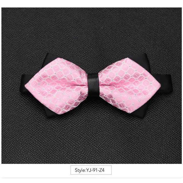 Wedding Men Butterfly Bowtie Formal Bow Ties Beautiful Printed Men Luxury Adjustable Business Bowties - 14