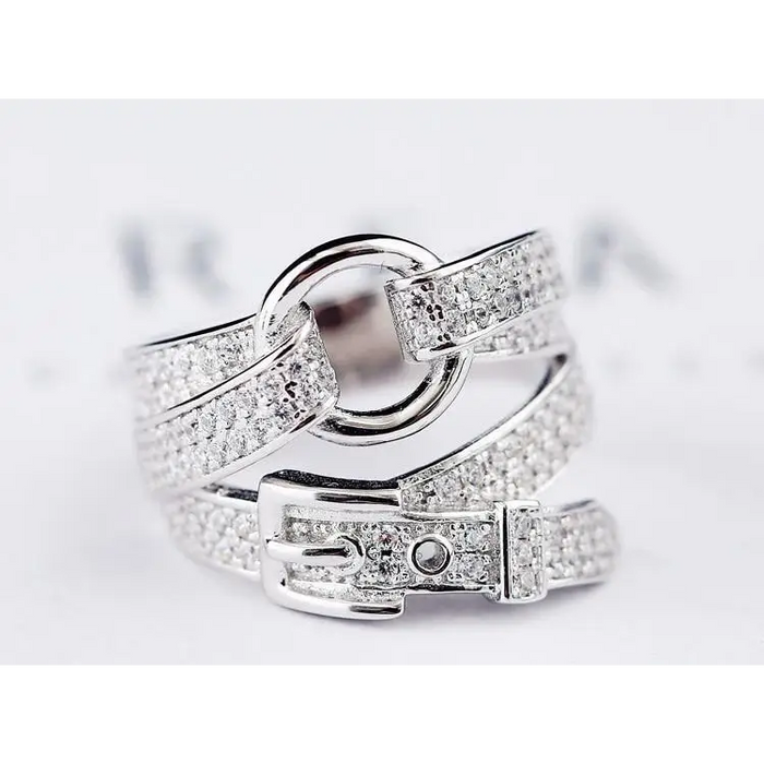 Women Wedding Charming Silver Color Shiny Rings Fashion Women Engagement Finger Ring Fancy Ladies Jewelry - STEVVEX Jewelry - 724, charming ring, cute ring, elegant ring, engagement ring, fancy jewelry, fancy ring, jewelry, luxury anklets, luxury ring, modern ring, ring, rings, shiny ring, silver color ring, wedding ring, women ring, women rings - Stevvex.com