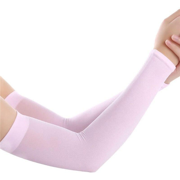 1 Pair One Size Women Cooling Anti-UV Arm Sleeves Girls Sun Protection Arm Covers For Ladies Running Riding Outdoor Sports UV Protection Cooling Arm Sleeves Women Outdoor Activities Workout Arm Sleeve