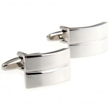 1 Pair Silver Color Stainless Steel Metal Cufflink Simple Classic Cuff Link Big Promotion Men Gift For Wedding Business Shirt Accessories Unique Men Jewelry