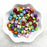 100-400pcs 7x4mm Oval Shape Smiling Face Acrylic Loose Spacer Beads for Jewelry Making Handmade Bracelet Accessories Smiley Letter Beads for Jewelry Making Bracelet Necklace