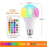 110V 220V Bluetooth E27 RGBW LED Bulb Lights 5W 10W 15W RGB Lampada Changeable Colorful RGBWW LED Lamp With Remote+Memory Mode  Smart Light Bulbs, RGBCW Color Changing Light Bulb Dimmable, 7W A19 led Bulb 60W Equivalent, Smart Bulbs That Work