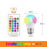 110V 220V Bluetooth E27 RGBW LED Bulb Lights 5W 10W 15W RGB Lampada Changeable Colorful RGBWW LED Lamp With Remote+Memory Mode  Smart Light Bulbs, RGBCW Color Changing Light Bulb Dimmable, 7W A19 led Bulb 60W Equivalent, Smart Bulbs That Work