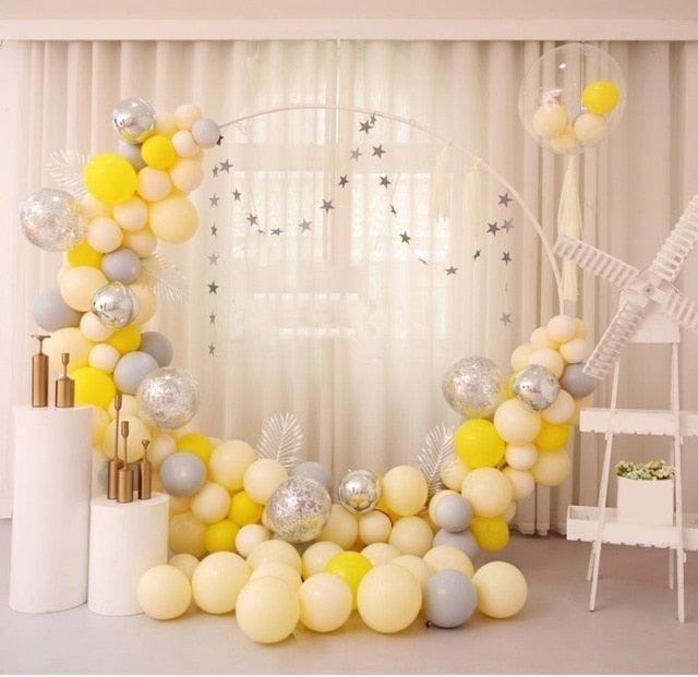 119 pcs Pastel Pink Garland Arch Latex Balloon Kit For Party Decoration Wedding Birthday Baby Shower Bridal Shower Girla nd Boy Biethday Ballons Party Decoration in Luxury Design