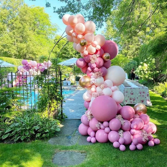 119 Pcs Peach Pink Rose Gold Latex Balloons For Wedding Birthday Valentine's Day Party Decorations Office Parties Baby Showers Girl Birthday Party Ballon Decoration IN Modern Style - STEVVEX Balloons - 119PCS BALLOONS, 90, anniversery balloons, baby pink balloons, baby shower, baby shower balloons, balloon, balloons, Birthday ba, Birthday ballon, birthday balloon, birthday theme balloons, creative pink balloons, pinkish themed balloons - Stevvex.com