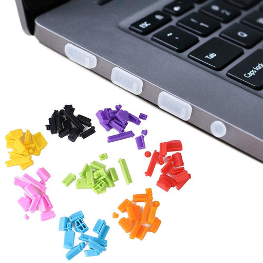 13Pcs Silicone Anti Dust Plug Stopper Universal Dustproof USB Port For Laptops Gaming Laptops Anti Dust Protective Plugs Gifts For Laptop Lovers