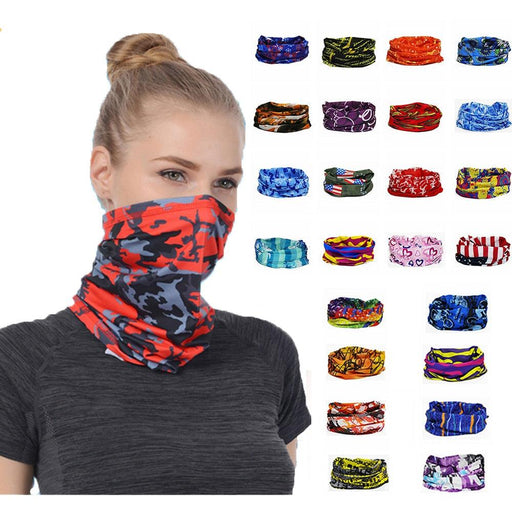 1PC Fashion Men Women Head Face Neck Sunshade Collar Gaiter Tube Bandana Scarf Sports Headwear Scarf Dustproof Outdoor Fishing Face Mask Reusable Washable Cloth Bandanas Women Men Neck Gaiter Cover Turban Multipurpose Balaclava