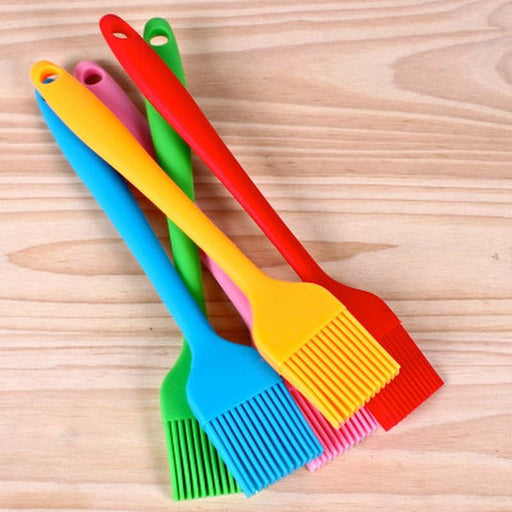 1PCS Silicone BBQ Oil Brush Basting Brush Cake Bread Butter Baking Brushes Kitchen Cooking Barbecue Accessories BBQ Tools BBQ Silicone Heat Resistant Brushes Basting Brushes Pastry Brushes Grill Barbecue Brush Oil Butter Sauce Brush for BBQ