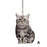 2D Cute Cat Puppy Car Hanging Kitten Dog Simulation Model Creative Car Interior Decor Animal Acrylic Pendant Kid Toy Gift Dog Car Hanging Ornament for Cat Lover Cat Car Hanging Ornament with Colorful Cute Cat Girl Car Interior Hanging