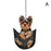 2D Cute Cat Puppy Car Hanging Kitten Dog Simulation Model Creative Car Interior Decor Animal Acrylic Pendant Kid Toy Gift Dog Car Hanging Ornament for Cat Lover Cat Car Hanging Ornament with Colorful Cute Cat Girl Car Interior Hanging