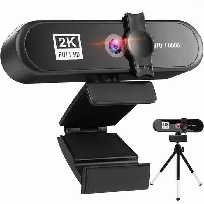 2K 4K Pc Webcam With Gift Tripod Autofocus Usb Web Camera Laptop Mini Camera 1080P with Microphone For Full Widescreen Laptop USB Webcams Privacy Shutter Tripod Desktop Notebook Webcam Video Calling Recording Webcam - STEVVEX Gadgets - 122, confrence calling camera, gaming camera, hd camera, laptop camera, video camera, webcam for recordig, webcamera, webcamera with microphone, wide angle camera, wide range laptop camera, widerange camera, widescreen camera - Stevvex.com