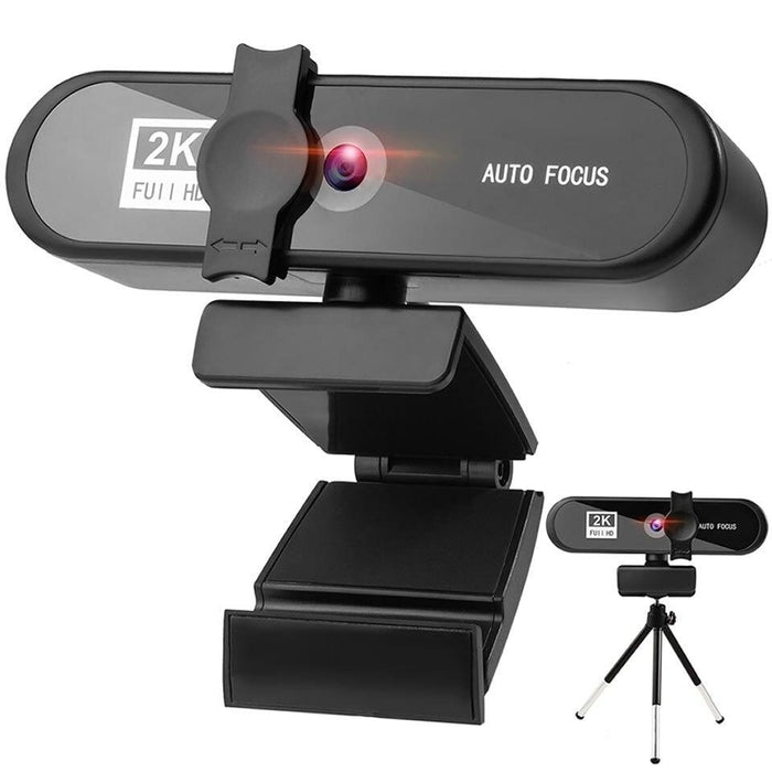 2K 4K Pc Webcam With Gift Tripod Autofocus Usb Web Camera Laptop Mini Camera 1080P with Microphone For Full Widescreen Laptop USB Webcams Privacy Shutter Tripod Desktop Notebook Webcam Video Calling Recording Webcam - STEVVEX Gadgets - 122, confrence calling camera, gaming camera, hd camera, laptop camera, video camera, webcam for recordig, webcamera, webcamera with microphone, wide angle camera, wide range laptop camera, widerange camera, widescreen camera - Stevvex.com