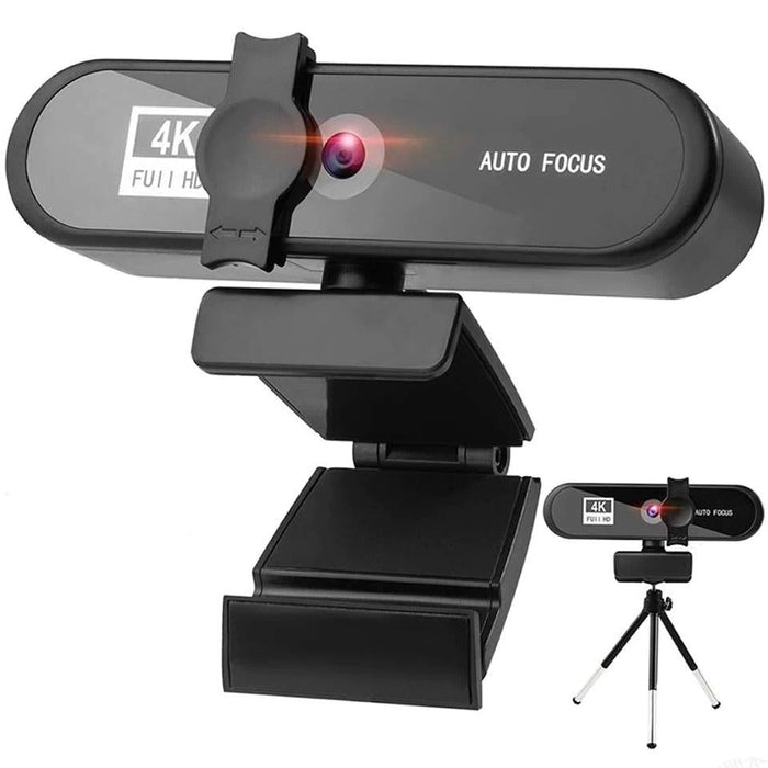 2K 4K Pc Webcam With Gift Tripod Autofocus Usb Web Camera Laptop Mini Camera 1080P with Microphone For Full Widescreen Laptop USB Webcams Privacy Shutter Tripod Desktop Notebook Webcam Video Calling Recording Webcam - STEVVEX Gadgets - 122, confrence calling camera, gaming camera, hd camera, laptop camera, video camera, webcam for recordig, webcamera, webcamera with microphone, wide angle camera, wide range laptop camera, widerange camera, widescreen camera - Stevvex.com