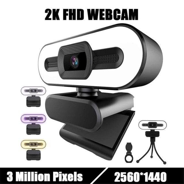 2K Webcam Web Camera Study Chat Work PC Laptop Desktop USB With Microphone WebCamera Home Auto Light Correction for Desktop Laptop Streaming Computer USB Web Camera - STEVVEX Gadgets - 122, caming camera, confrence calling camera, gaming camera, hd camera, laptop camera, video camera, webcam for recordig, webcamera, webcamera with microphone, wide angle camera, wide range laptop camera, widerange camera, widescreen camera - Stevvex.com