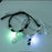 2PCS New Glow In Dark Luminous Cat Star Moon Bracelet Couple Handmade Adjustable Rope Matching Friend Bracelet Luminous Matching Bracelets For Couples Best Friend Gift