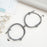 2PCS/Set Alloy Couple Magnetic Attraction Ball Creative Bracelet Stainless Steel Friendship Rope Mutual Attraction Bracelets Vows Of Eternal Love Jewelry Gifts For Boyfriend Girlfriend Best Friend