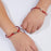 2pcs/set Together Forever Love Infinity 8 Charm Bracelet Red String Couple Bracelets Wish Jewelry Long Distance Matching Bracelets For Best Friend Mother Daughter 17-30cm