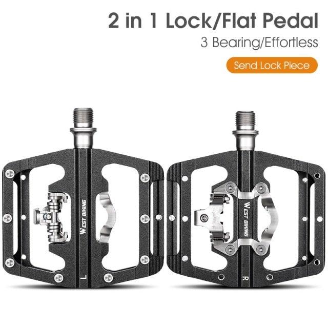 3 Bearings Bicycle Pedals Ultralight Anti-Slip Road Pedal Cycling Sealed Bearing Bike Pedals Accessories Bearings Pedals For Bicycle Lightweight Bicycle Pedals Of Road Bikes