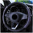 38CM Car Steering Wheel Cover Auto Steering Wheel Braid On The Steering Wheel Cover Case Steering Wheel Cover Universal Microfiber Leather Viscose Breathable Anti-Slip Universal Genuine Leather Auto Car Steering Wheel Cover Car Accessories