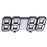 3D Large LED Digital Wall Clock 3D LED Wall Clock with Remote Control 12/24 H Time/Date Display Nightlight Alarm Clock Digital Clock Brightness to Adjust Temperature Date Time Celsius Nightlight Display Table Desktop Clocks Alarm Clock For Living Room