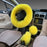 3PCS Fur Steering Wheel Cover Set Real Sheepskin Auto Plush Warm Fluffy Fuzzy Women Winter Fashion Wool Fur Soft Furry Steering Wheel Covers Blue Fluffy Handbrake Cover Gear Shift Cover Fuzz Warm Non-slip Car Decoration Car Accessories for Women Girl