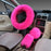 3PCS Fur Steering Wheel Cover Set Real Sheepskin Auto Plush Warm Fluffy Fuzzy Women Winter Fashion Wool Fur Soft Furry Steering Wheel Covers Blue Fluffy Handbrake Cover Gear Shift Cover Fuzz Warm Non-slip Car Decoration Car Accessories for Women Girl