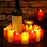 3pcs Led Flameless Candle Flameless Candles Led Candles Battery Operated Candles Plastic Simulated flame LED Birthday Candle Lights Christmas Wedding Party Home Decoration